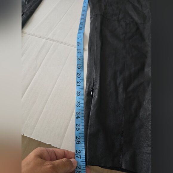 NWT Zara High Rise Faux Leather Leggings Size XL - Picture 8 of 13